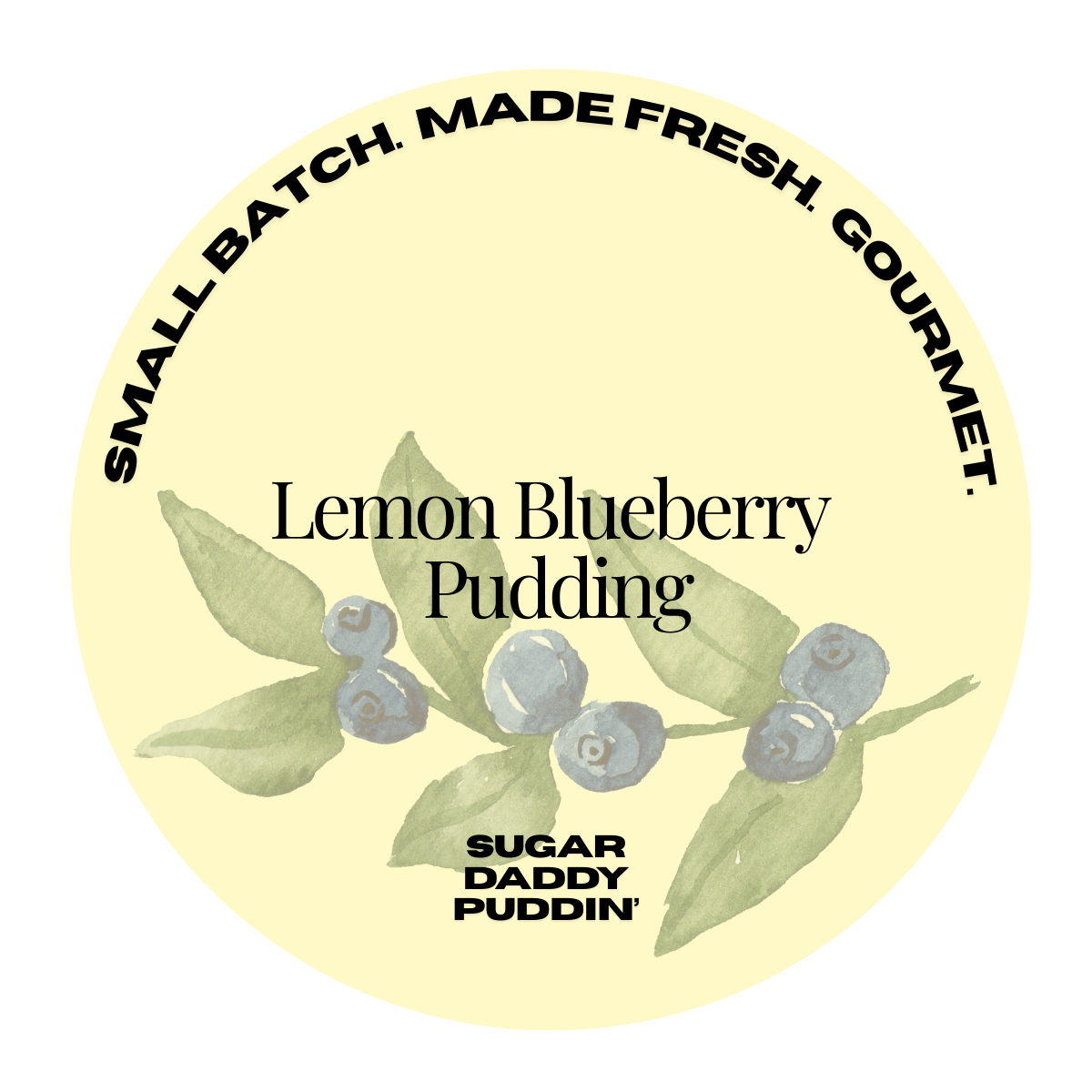 Lemon Blueberry Pudding